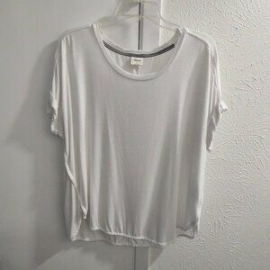 Soma White Essential Short Sleeve Tee - Large